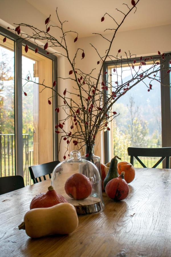 Modern Alpine Monsalbius Chalet Baske Ostarije Extérieur photo